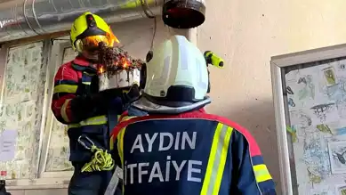 Akaryakıt İstasyonu Lokantasında Baca Yangını