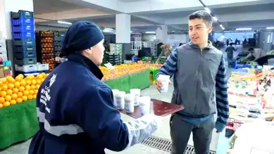 Aydın'da Sıcak Çorba İkramı Devam Ediyor