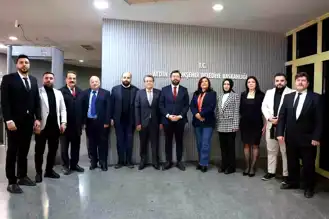 Aydın Gazeteciler Cemiyeti, Başkan Çerçioğlu'nu Ziyaret Etti
