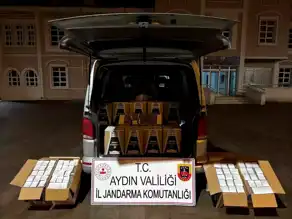 Aydın'da 1 Milyon TL'lik Kaçak Makaron Ele Geçirildi