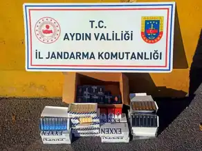 Aydın'da 305 Paket Kaçak Sigara!