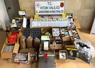 Aydın'da Kaçak Sigara Operasyonu: 5 Gözaltı