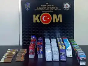 Aydın'da Kaçak Sigara ve Alkol Operasyonu: 3 Gözaltı
