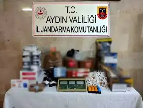 Aydın Germencik'te Büyük Kaçakçılık Operasyonu