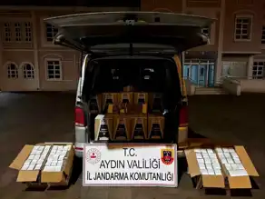 Germencik'te Yarım Milyondan Fazla Makaron Ele Geçirildi