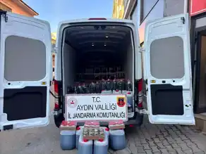 Germencik'te Merdiven Altı Gıda Ürünleri Operasyonu