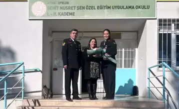 Şehit Yakınına Anlamlı Ziyaret