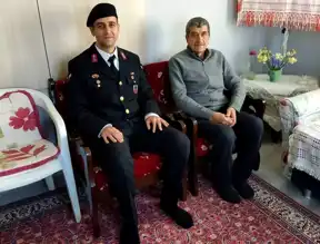 Jandarma, Kıbrıs Gazilerini Ziyaret Etti