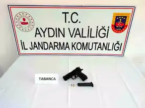 Karpuzlu'da Faturasız Kurusıkı Tabanca Operasyonu