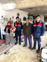 Karpuzlu'da Gaziye Jandarma Ziyaretinde Bulundu