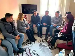 Kaymakam Doğru, Şehit Ailesine Başsağlığı Diledi