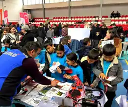 Koçarlı Robofest'te AFAD'dan Afet Bilgilendirmesi
