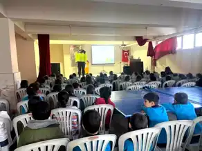 Koçarlı'da 86 Öğrenciye Trafik Dersi