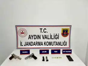 Kuşadası'nda Şüpheliden İki Tabanca Ele Geçti