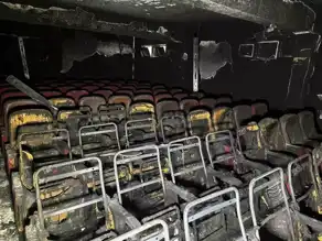 Okulda Yangın: Konferans Salonu Küle Döndü