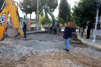 Nazilli'de Yol Yenileme Çalışmaları