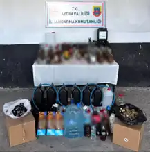 Söke'de Kaçak İçki Baskını