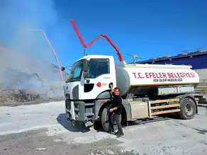 Söke Kipaş Fabrikası'nda Yangın!