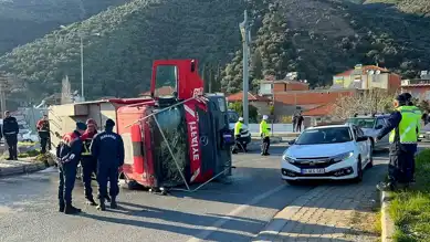 Söke'de İtfaiye Aracı Kazası: 3 Yaralı