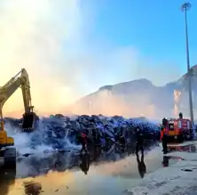 Söke Kipaş Kağıt Fabrikası'ndaki Yangın Kontrol Altında