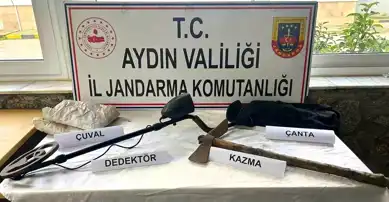 Çine'de Tarihi Eser Kaçakçıları Yakalandı