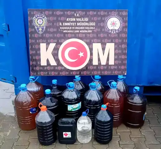 Aydın'da Kaçak Alkol Operasyonu: 7 Gözaltı