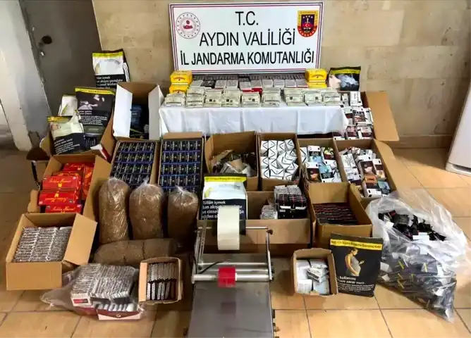 Aydın'da Kaçak Sigara Operasyonu: 5 Gözaltı