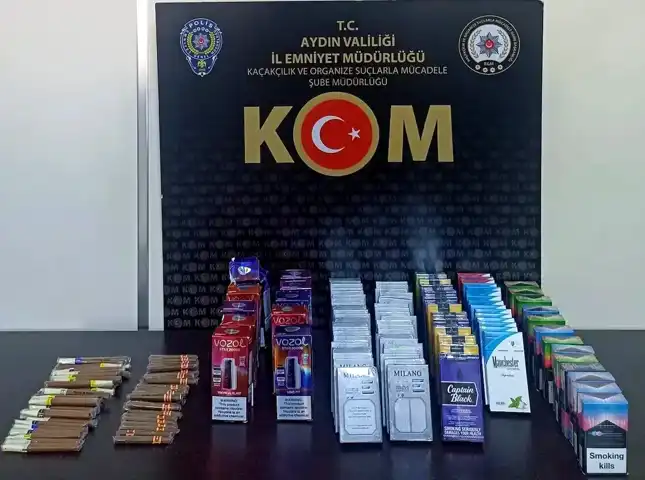 Aydın'da Kaçak Sigara ve Alkol Operasyonu: 3 Gözaltı