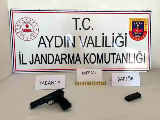 Aydın Köşk'te Ruhsatsız Tabanca Operasyonu