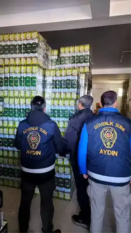 Aydın'da Sahte Zeytinyağı Baskını: 3,5 Ton!