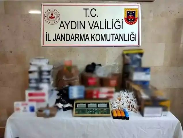 Aydın Germencik'te Büyük Kaçakçılık Operasyonu