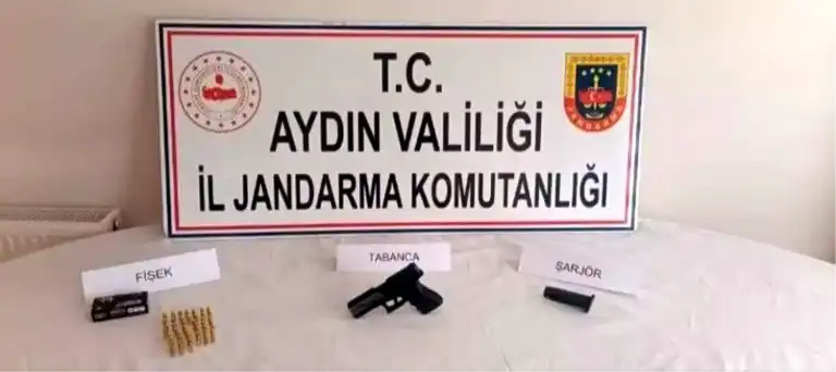 Koçarlı'da Şüpheliden Silah ve Mermi Ele Geçti
