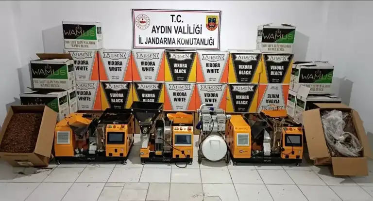 Kuşadası'nda Büyük Sigara Baskını!